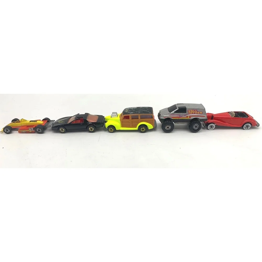 Hot Wheels Diecast Car Lot 20pc Multicolor Vintage 1987 Mattel Terrain Base